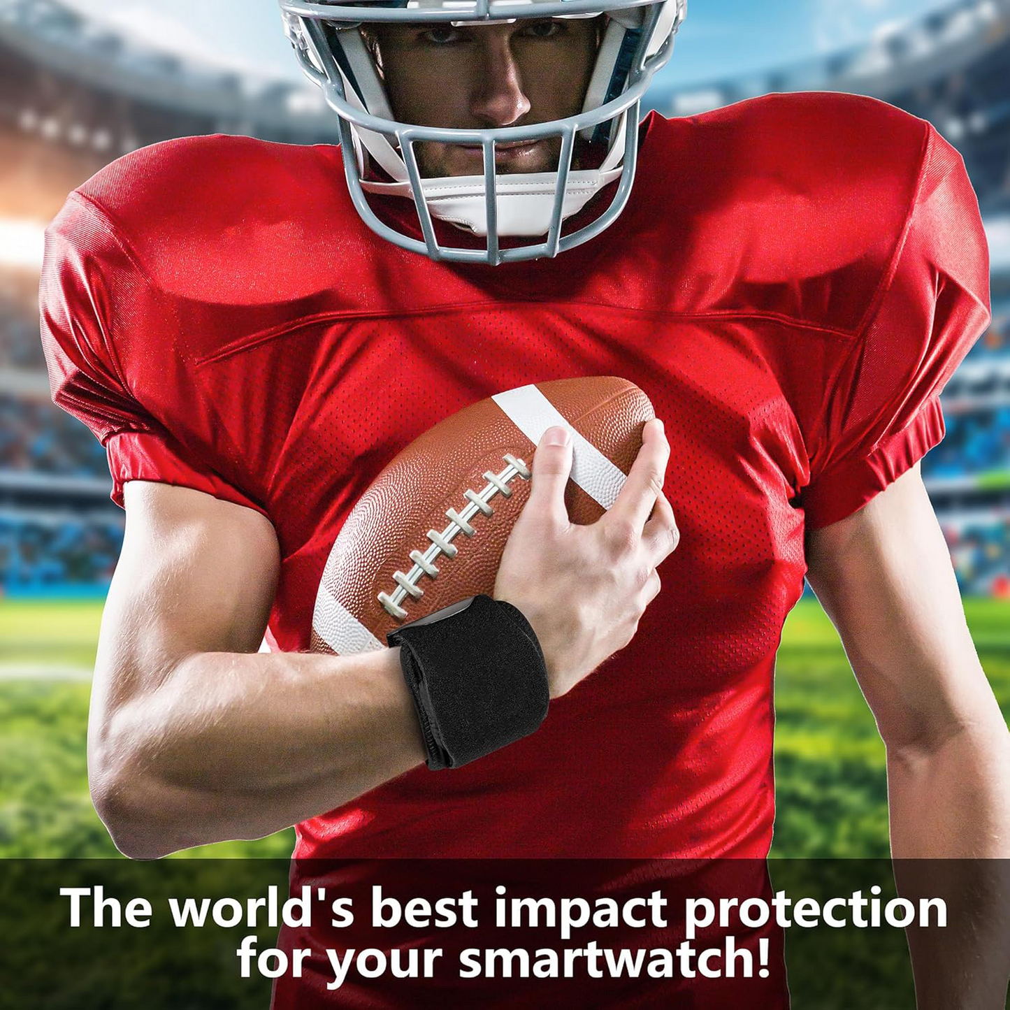 Smartwatch strap protection with D3O® shock protection technology