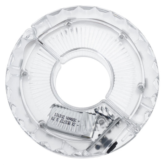 USB Rechargeable Bike Hub Light – 18 Modes, 7-Color Waterproof LED Wheel Light