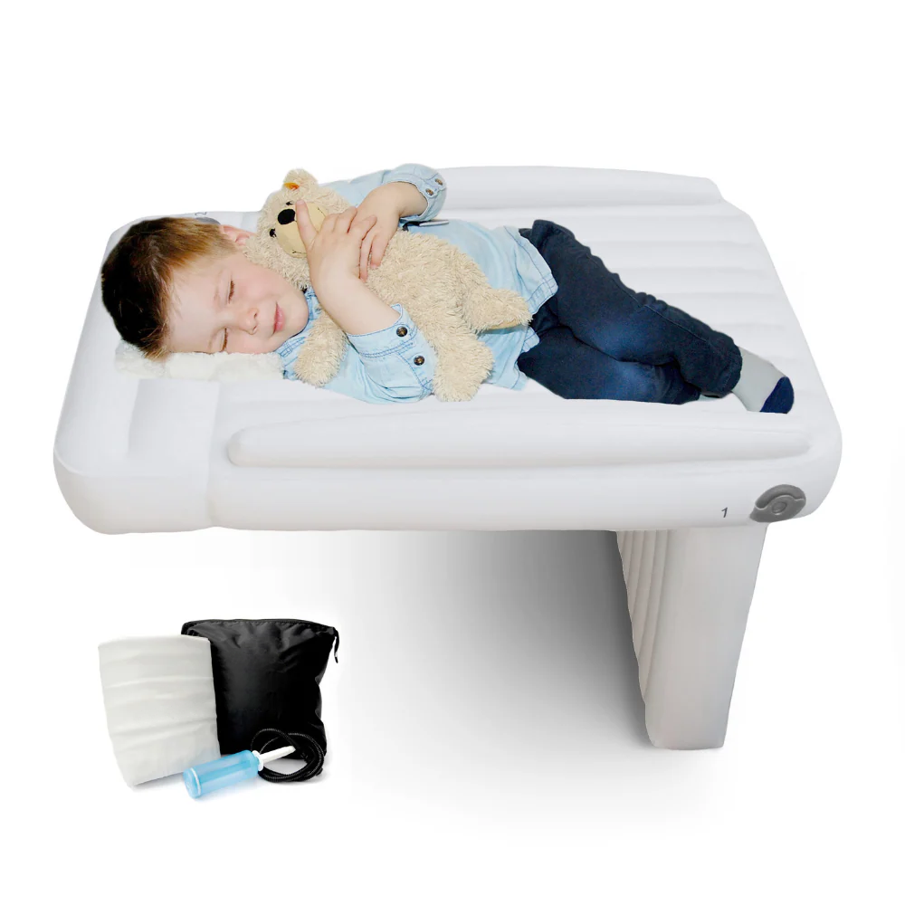 Inflatable Airplane Travel Bed for Kids