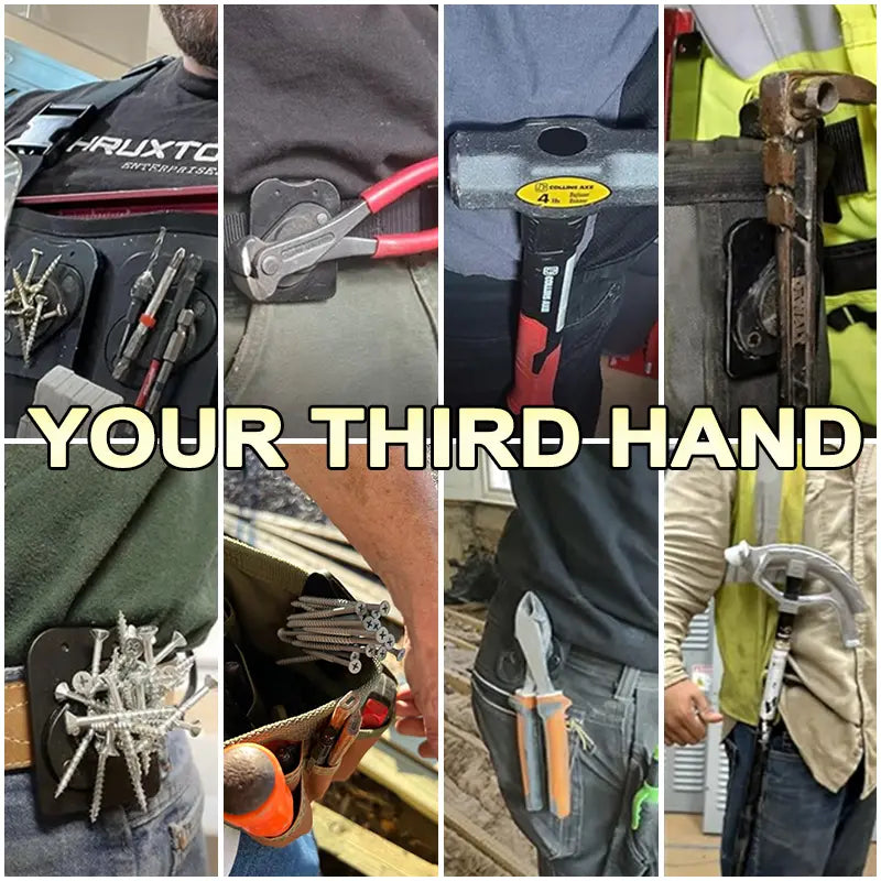 Magnetic tool organizer clip - Multifunctional belt clip