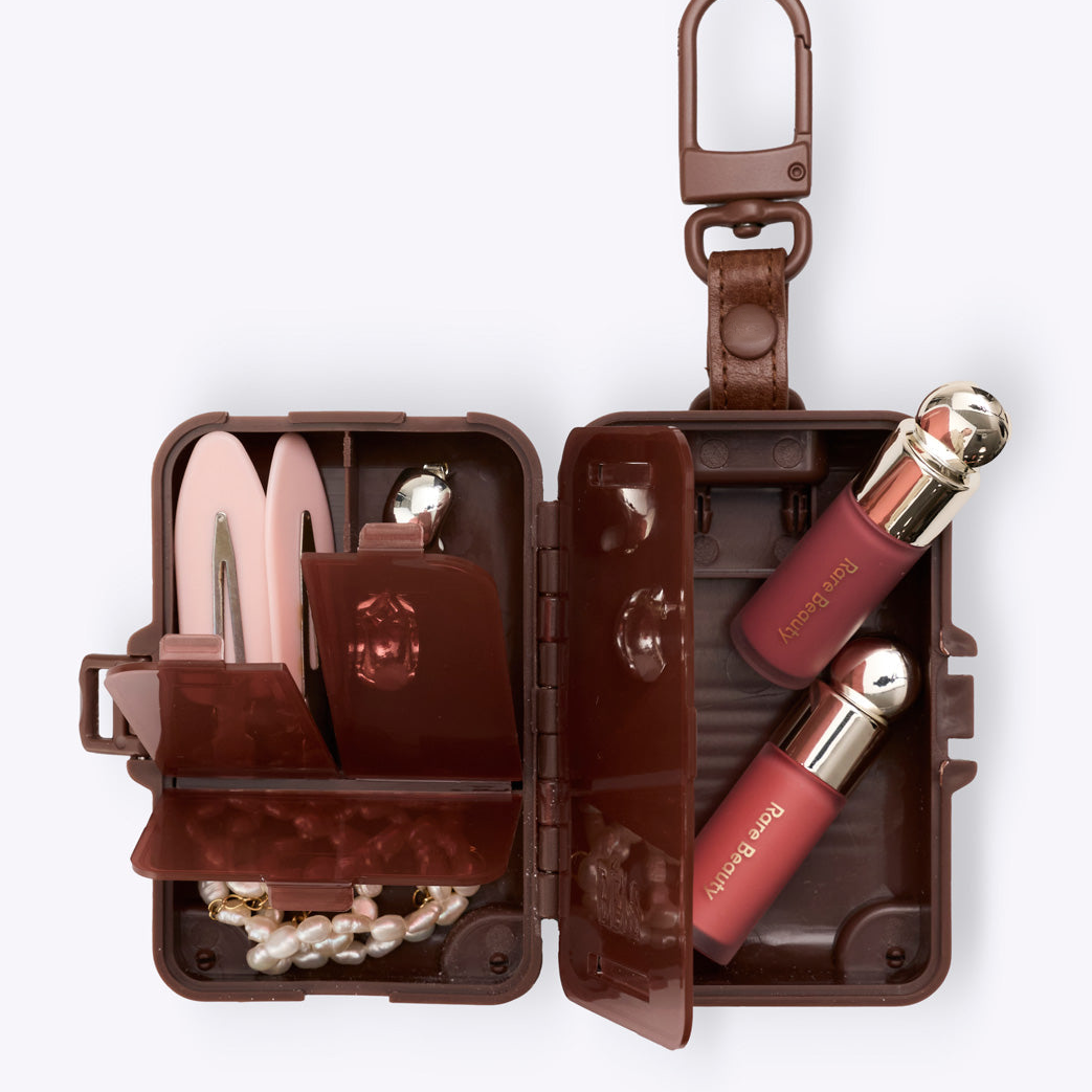 Mini Roller Pendant Travel Bag | Stylish Mini Travel Organizer with Rotating Wheels