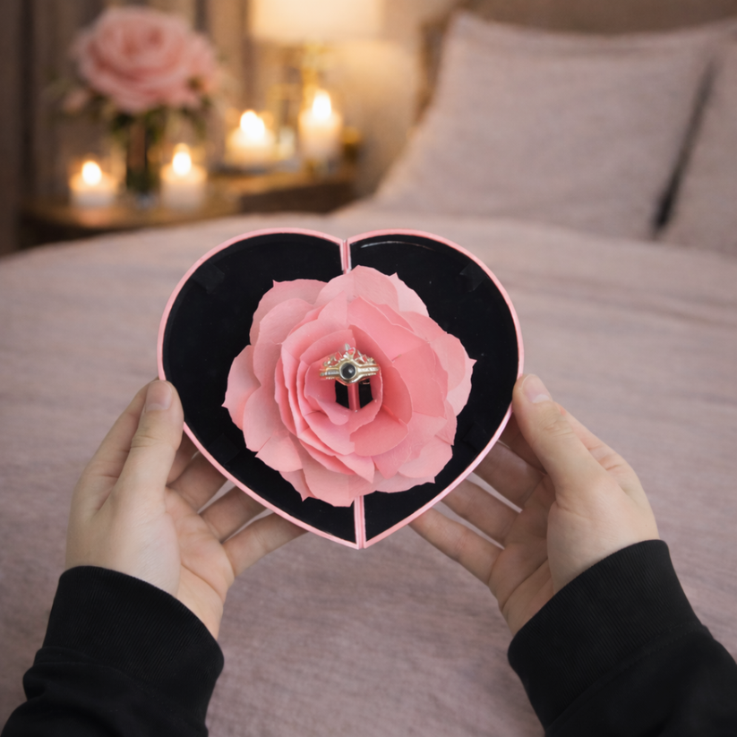 Ring Box – Romantic Surprise Gift with Adjustable Ring