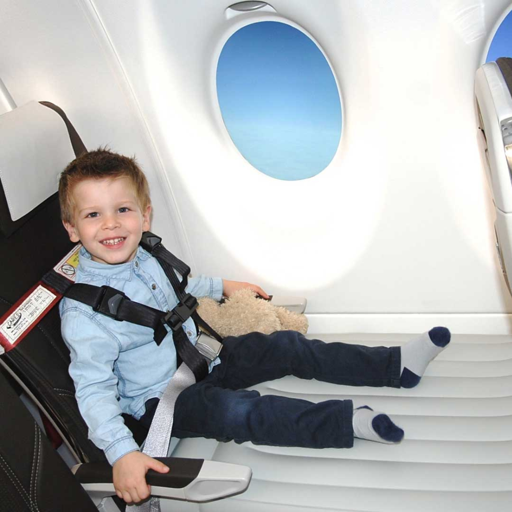 Inflatable Airplane Travel Bed for Kids