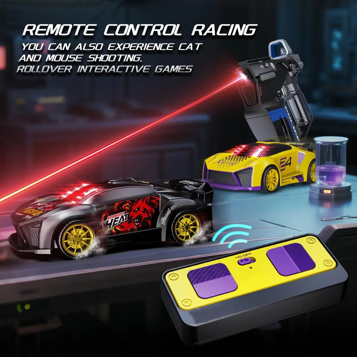 2.4G Infrared Laser Shooting Remote Control Car
