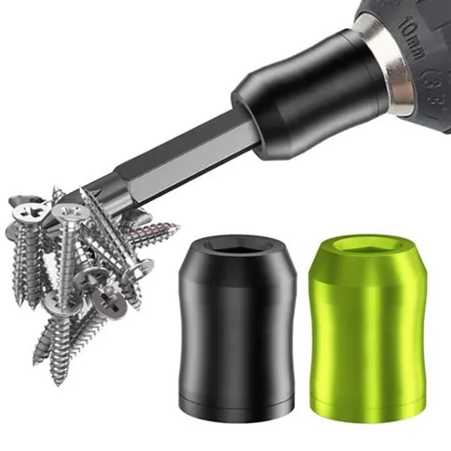 Magnetic Screw Ring Set – 1/4 Inch Strong Magnet for Hex Screwdriver Bits (2-Pack)