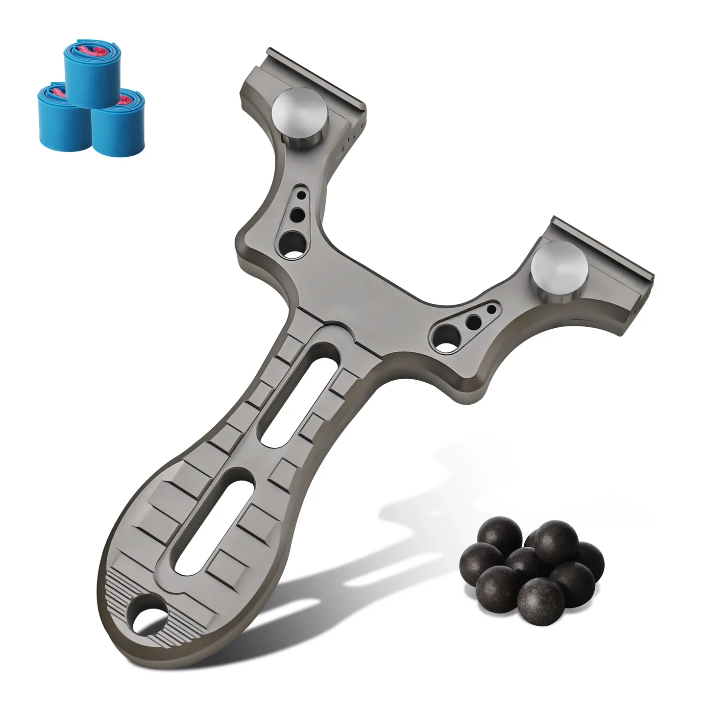 Compact Aluminum Slingshot – 4.33" Overall Length