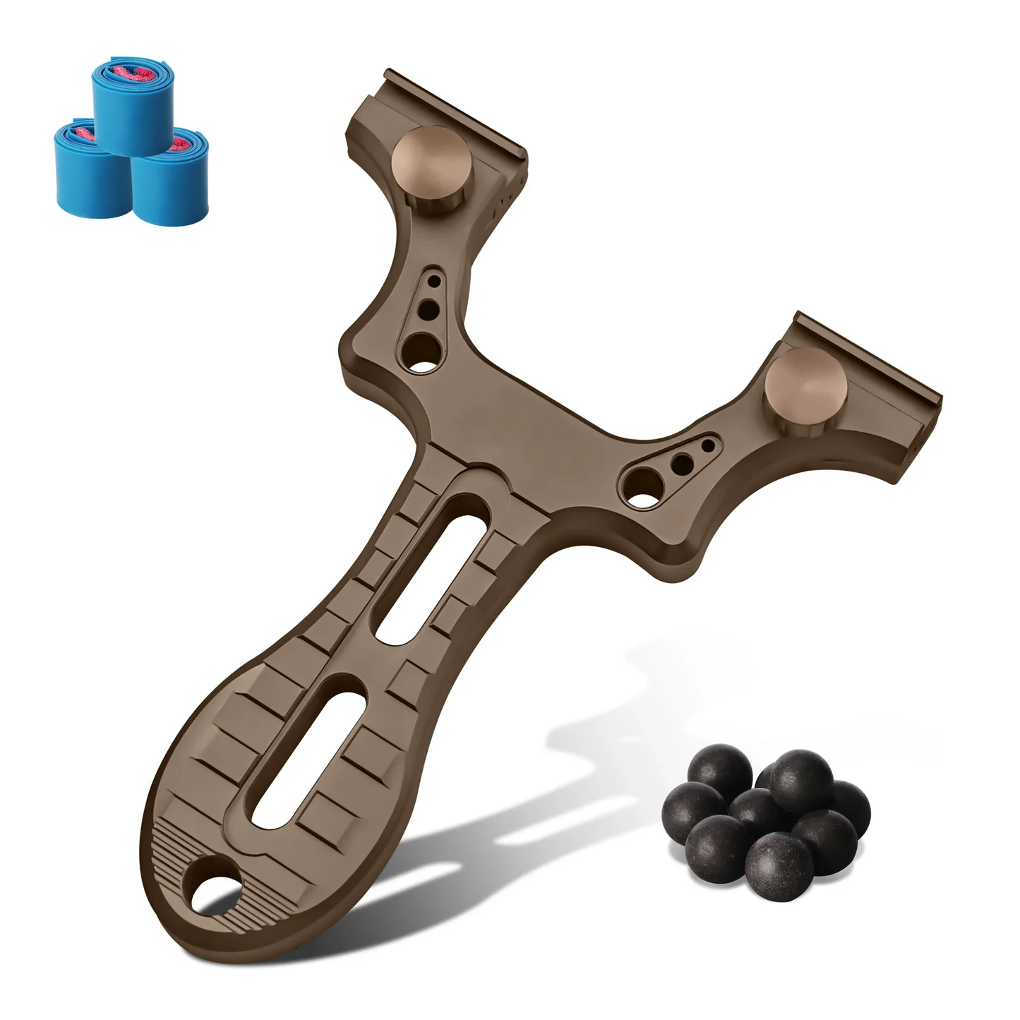 Compact Aluminum Slingshot – 4.33" Overall Length