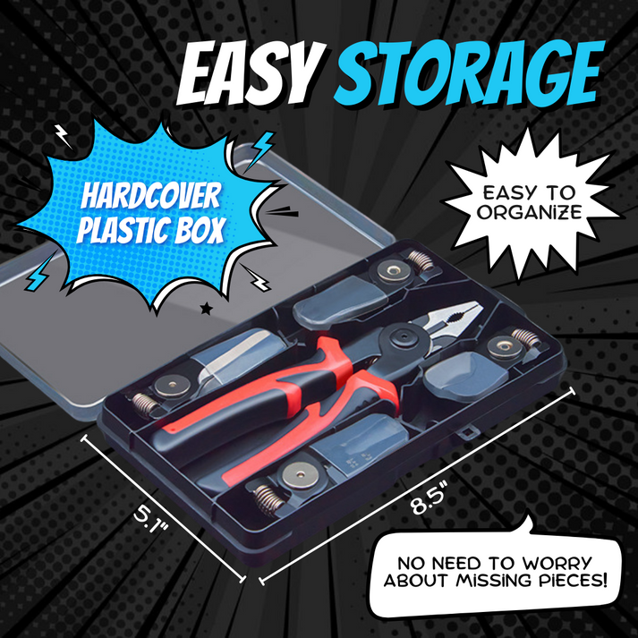 5-in-1 Interchangeable Head Pliers Set – One Tool, Endless Possibilities