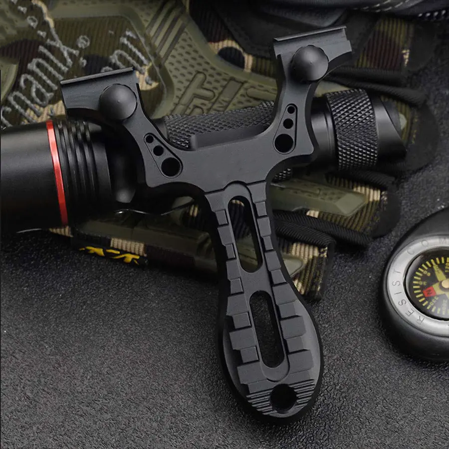 Compact Aluminum Slingshot – 4.33" Overall Length