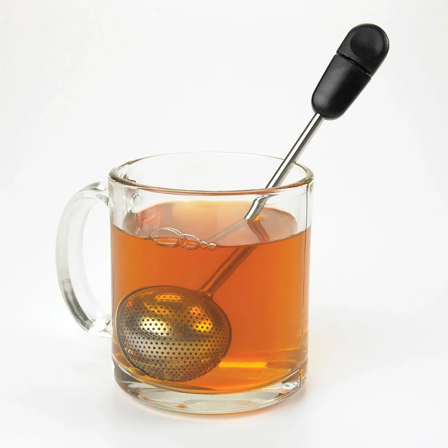 Tea Ball Infuser Rotator – Stainless Steel Tea Strainer for Loose Leaf Tea and Herbal Tea