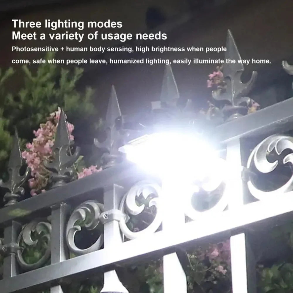 Solar Clip Light – Rechargeable Motion Sensor Outdoor Camping Lamp