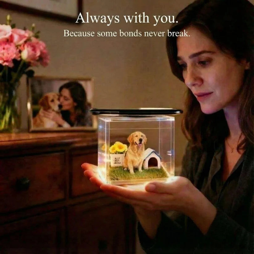 Personalized Holographic Memory Projection – 3D Pet Image, Interactive Keepsake