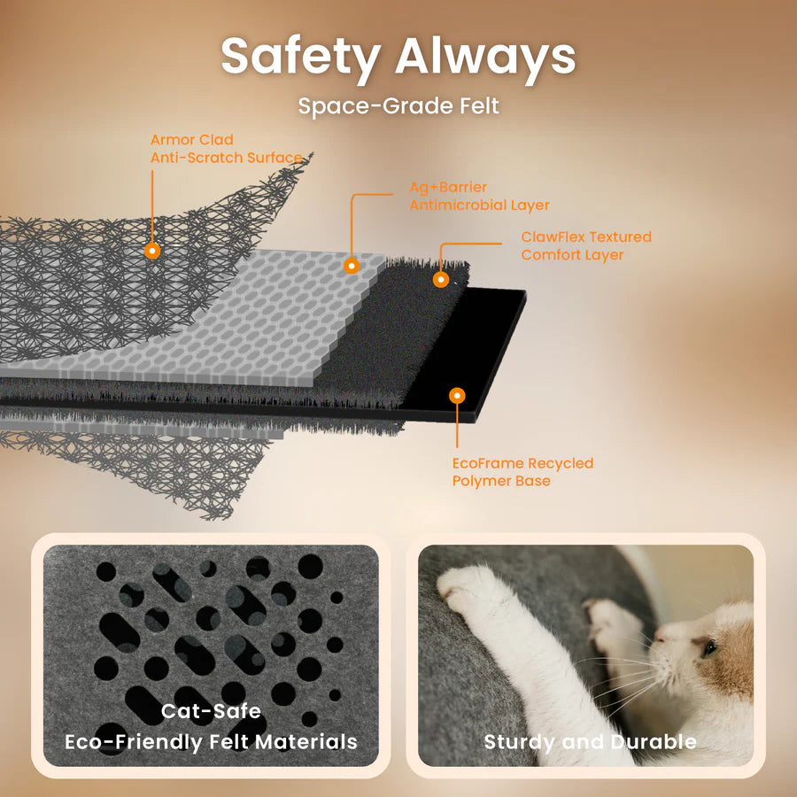 Cat self-grooming device