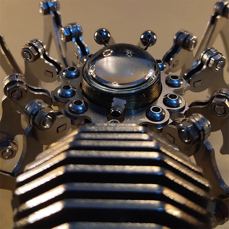 Robot Spider Stainless Steel Mechanical Clock