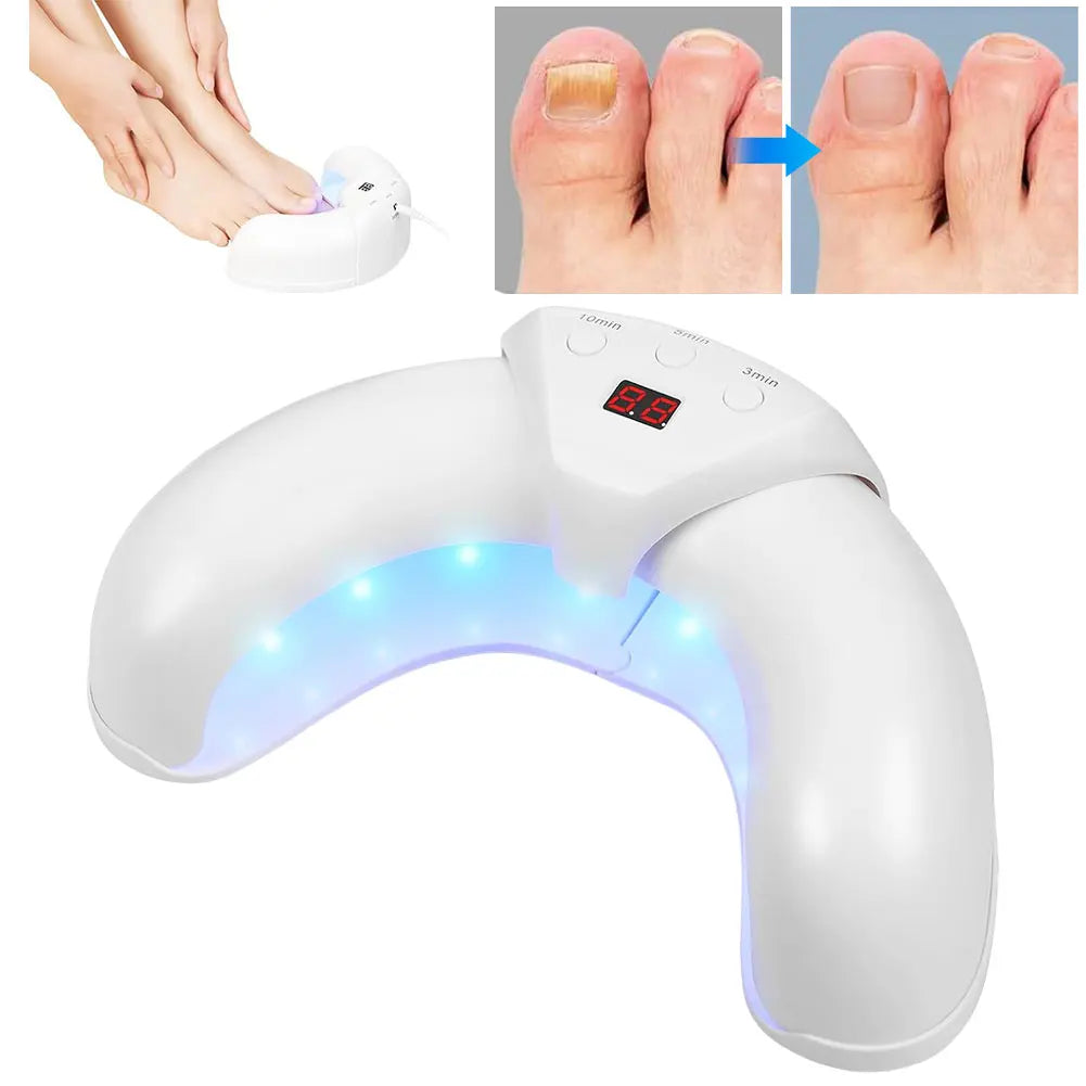 Foldable Nail Fungus Laser Treatment Device – Multi-Toenail & Fingernail Light Therapy with 18 LEDs