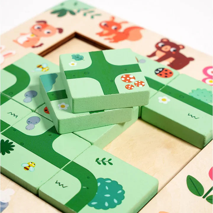 Montessori Wayfinding Puzzle Board