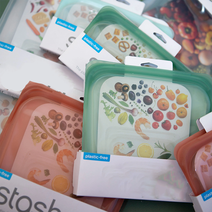 Reusable silicone pouch/bag