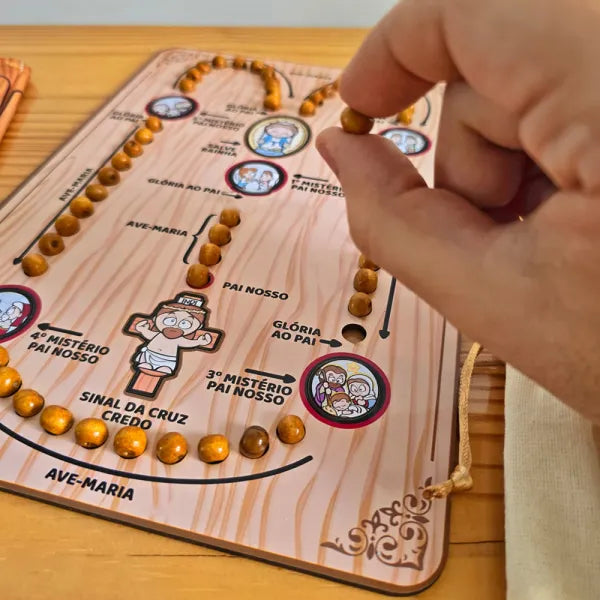 Interactive Rosary Bead Set | Learn and Practice the Rosary Prayer in an Engaging Way