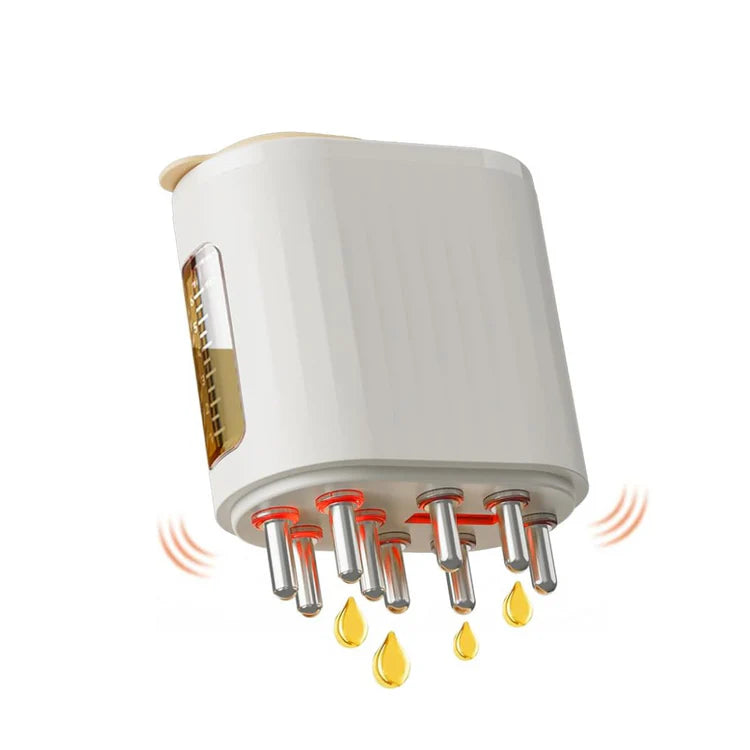 Professional mini 2-in-1 microcurrent scalp massager and hair oil applicator