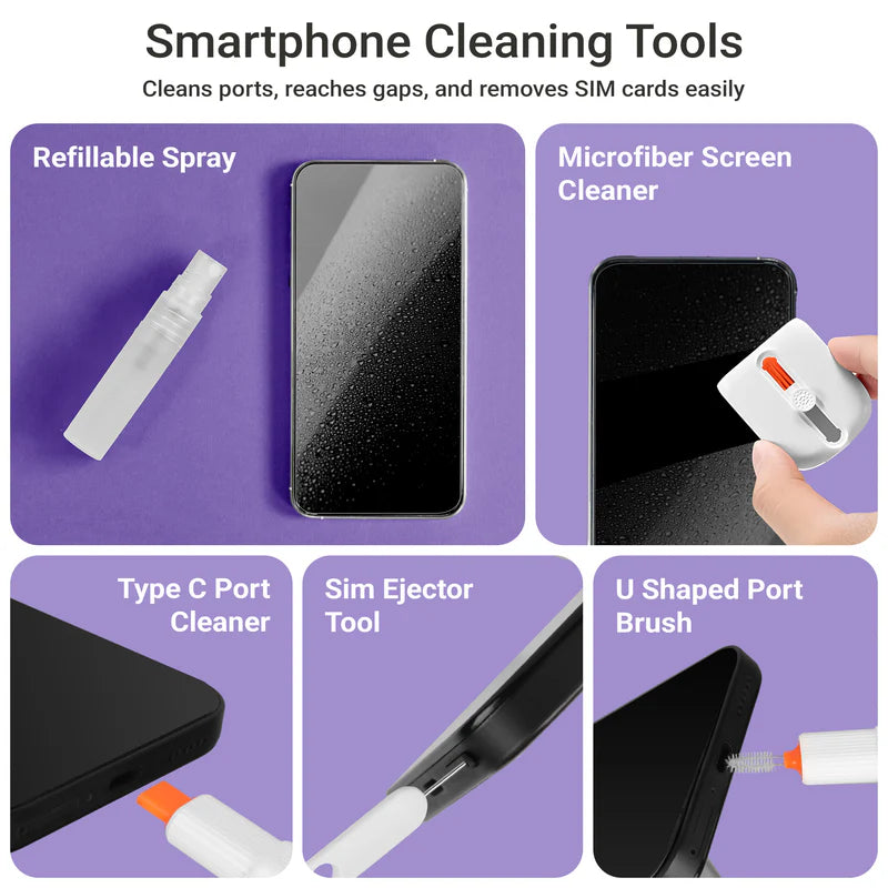 Multi-functional cleaning kit 22 in 1