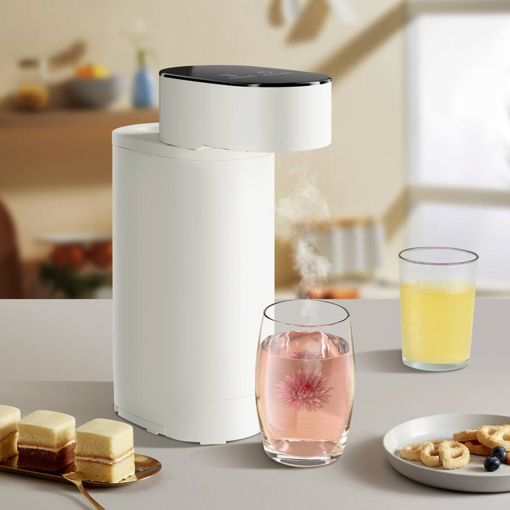 1500W water heater, 5 preset temperature settings (110°F-212°F), child lock