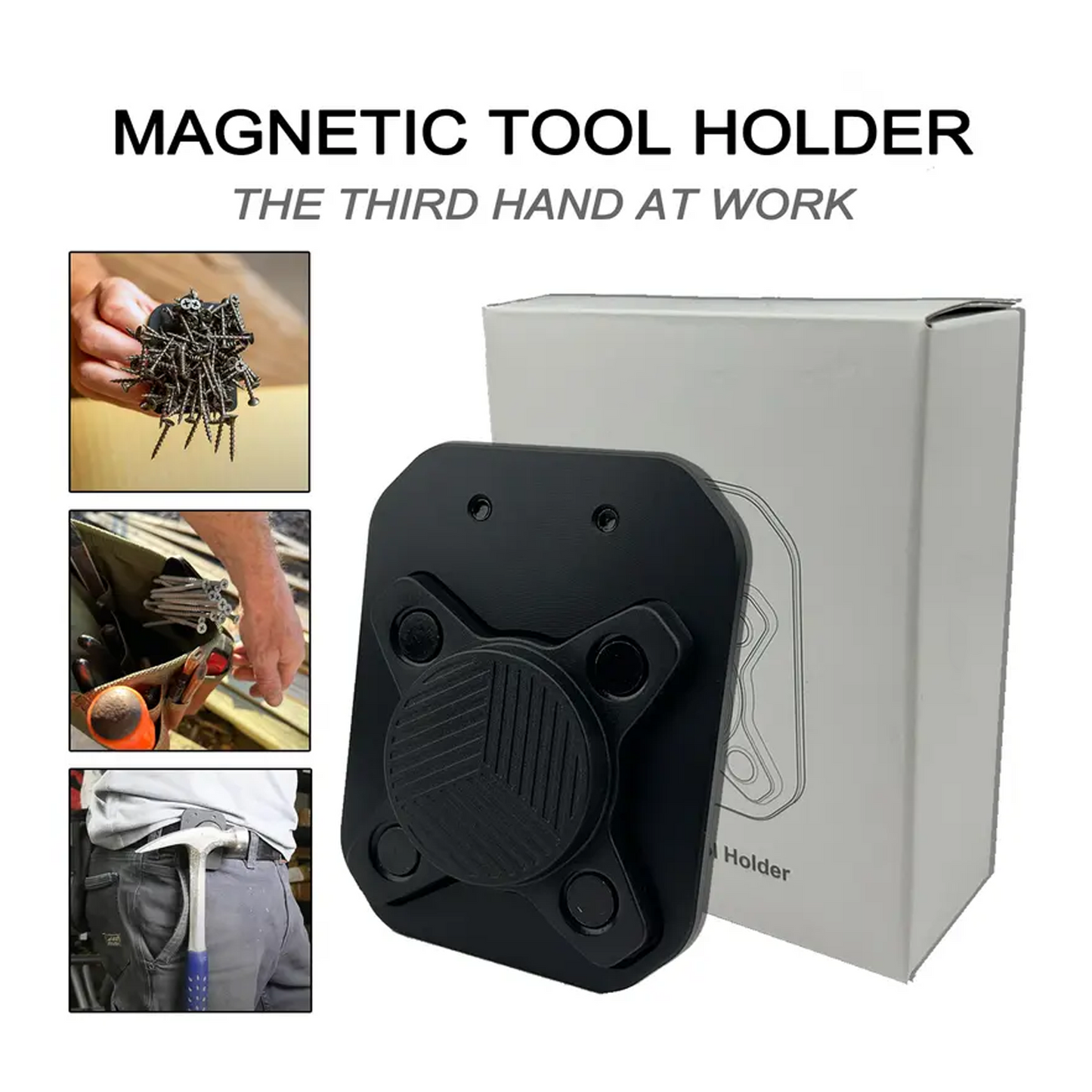 Magnetic tool organizer clip - Multifunctional belt clip