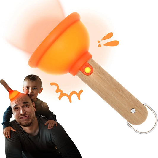 Plunger Night Light – Soft Silicone LED Lamp