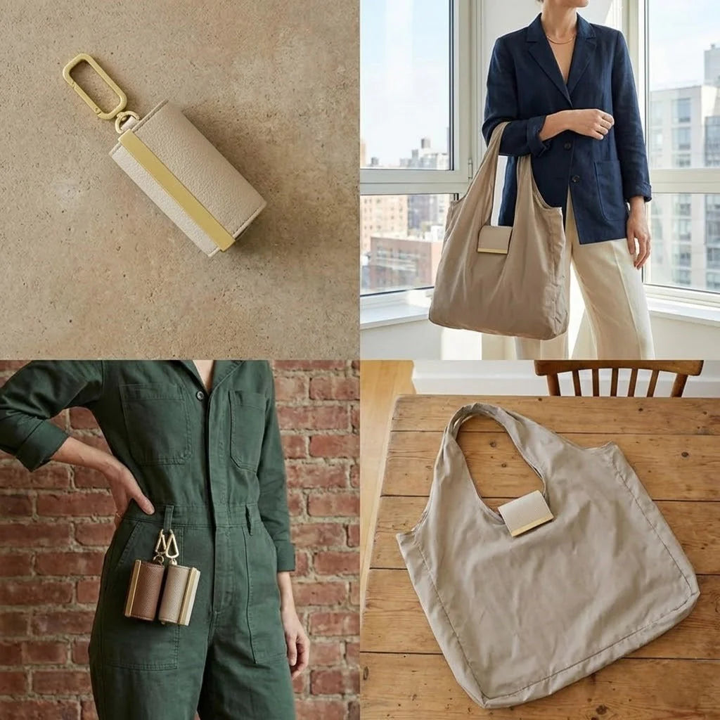 Pocket Size Expandable Tote Reusable Shopping Bag