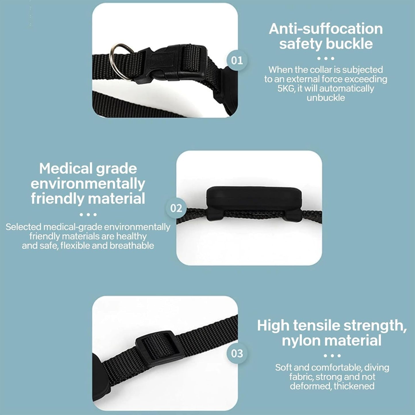 GPS Tracker for Small Dogs & Outdoor Cats – Real-Time Pet Collar Tracker