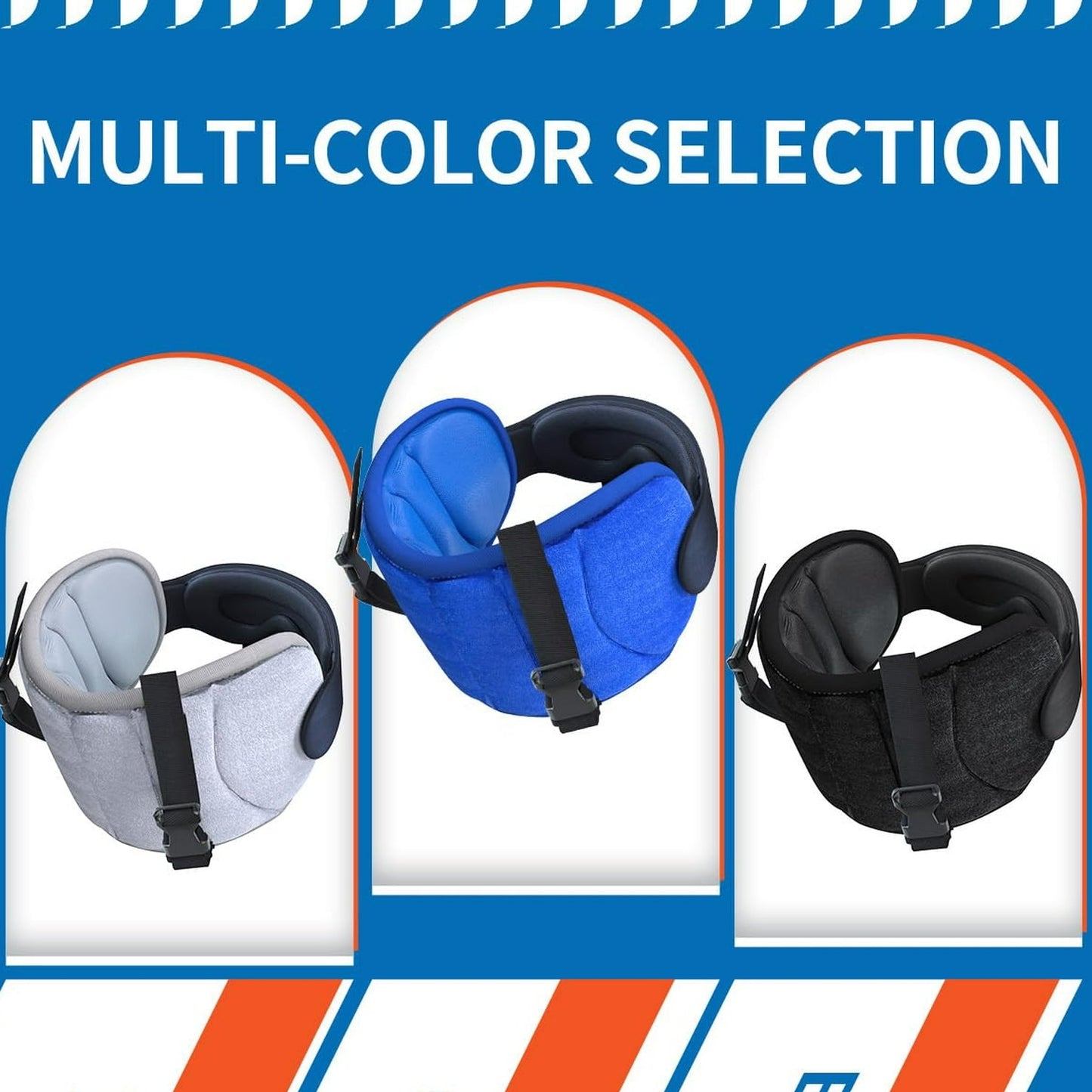 360° Travel Pillow with Head Band & Sleep Mask