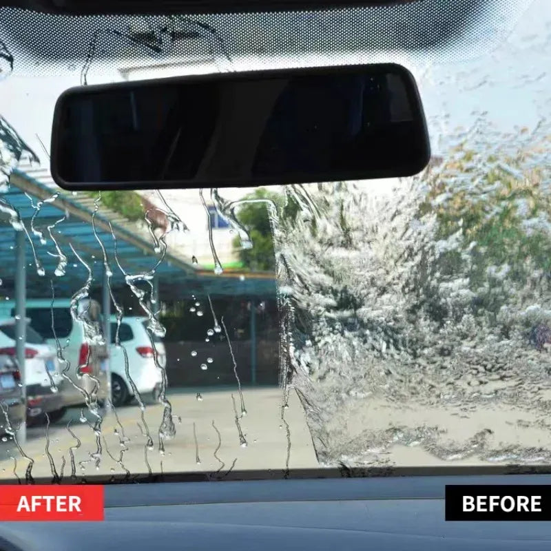 Waterproof and rainproof coating for automotive windshields