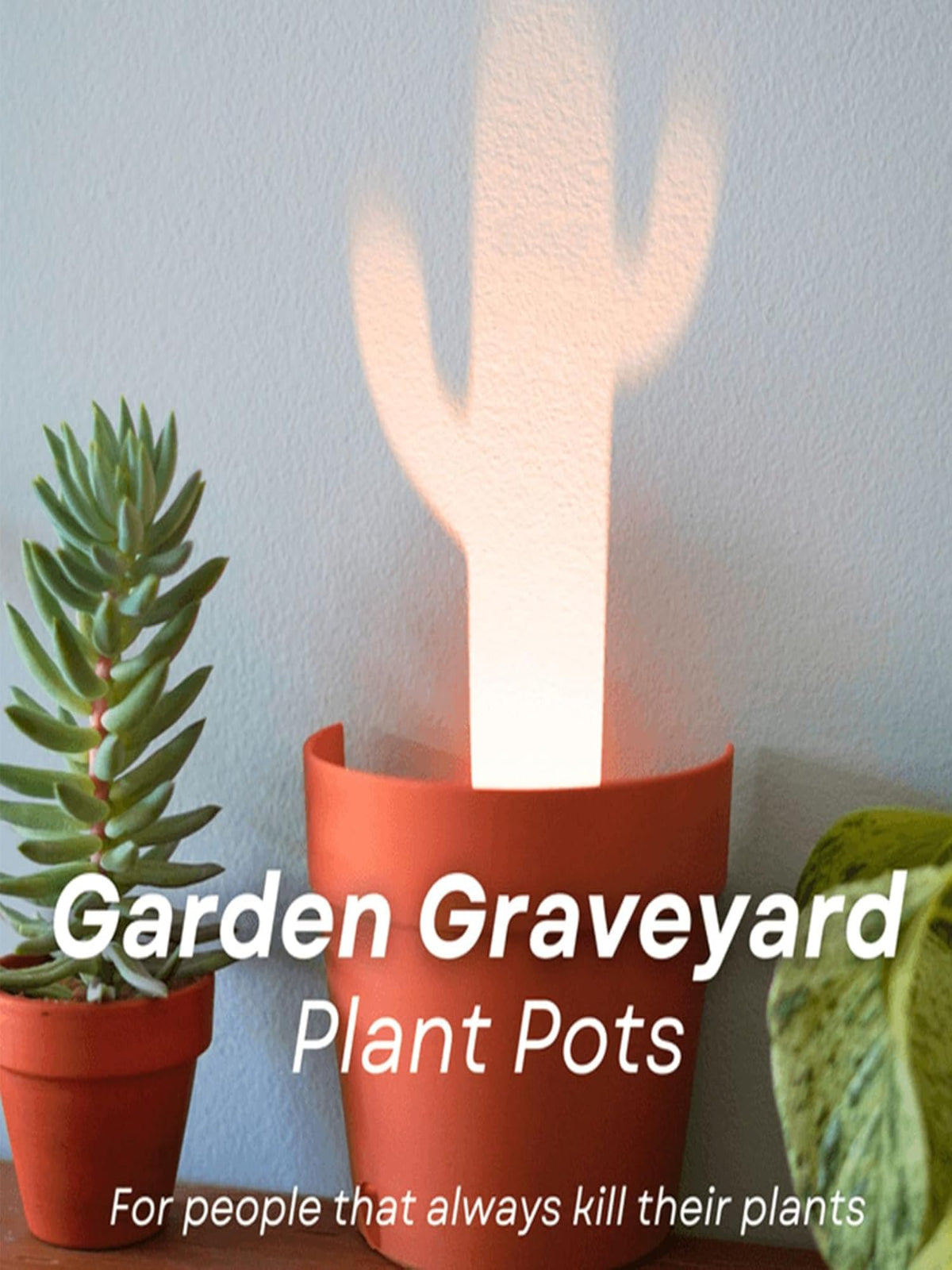 Light Projection Planter — 3D-Printed Creative Shadow &amp; Light Flower Pot