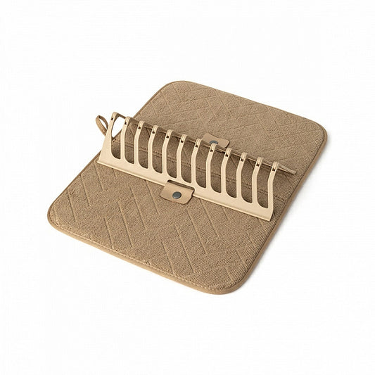 Foldable Dish Drying Mat and Rack Set | Efficient Space-Saving Kitchen Drying Solution