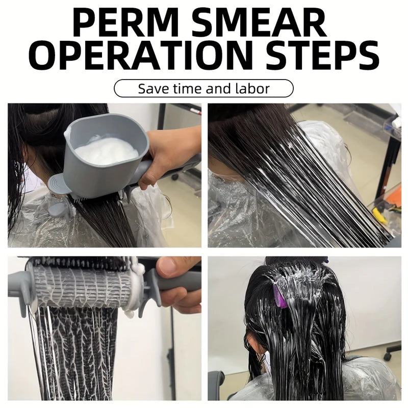 Intelligent hair coloring kit, even color application