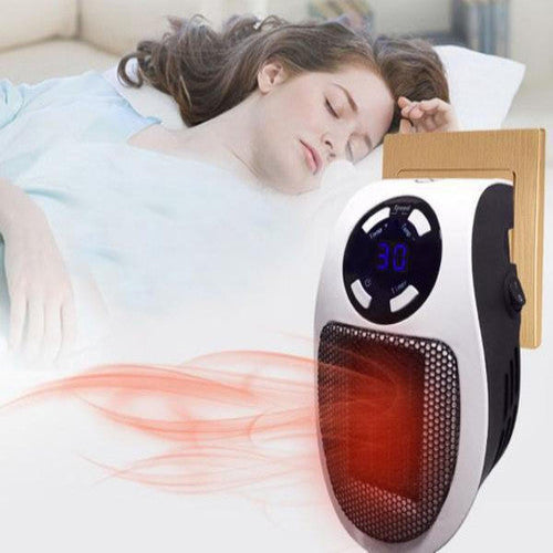 Compact Electric Space Heater with Digital Thermostat