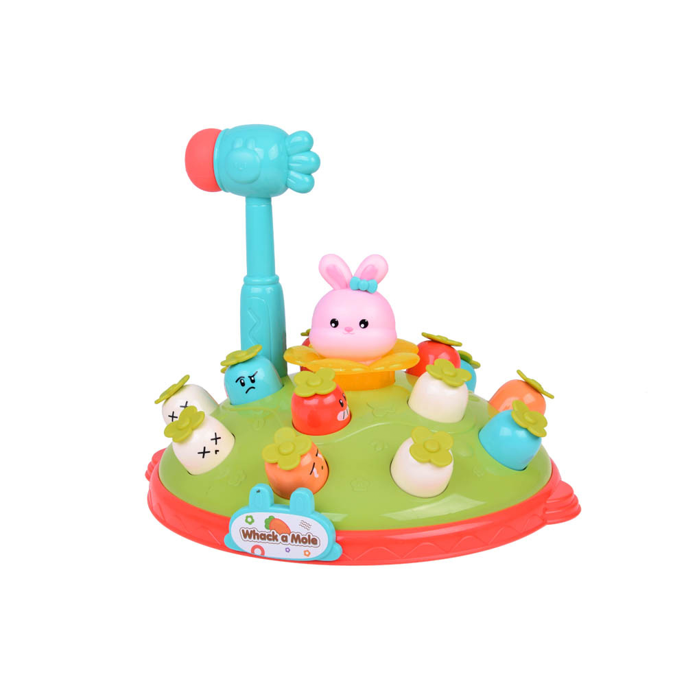 Game of hitting carrot skirts with a hammer