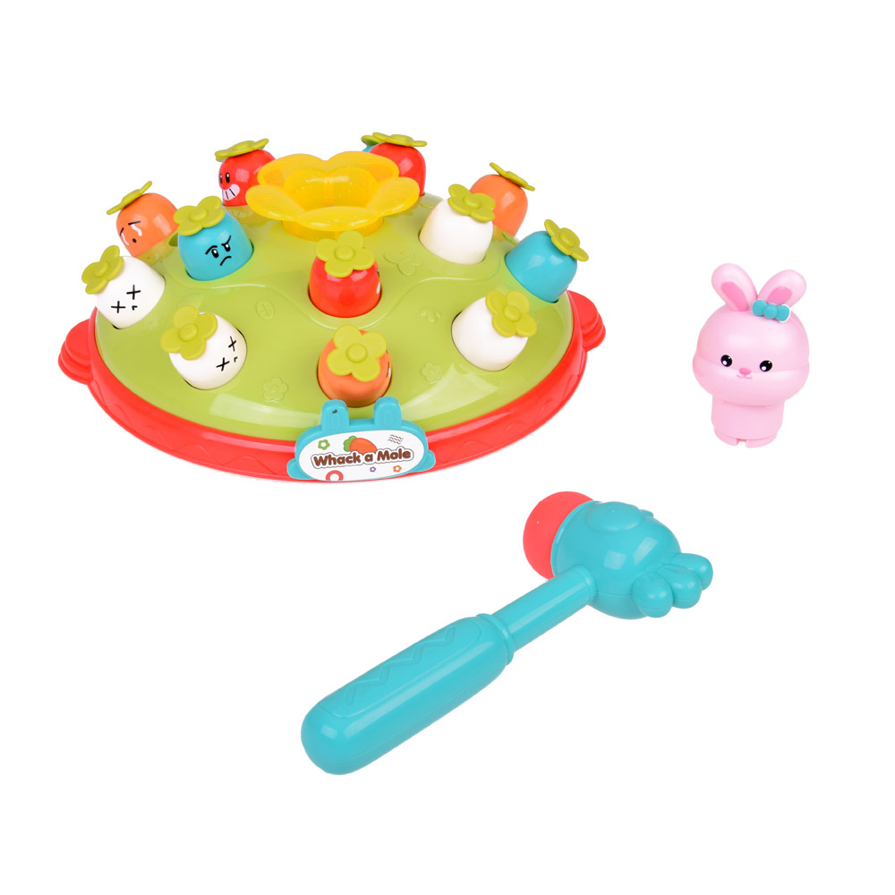 Game of hitting carrot skirts with a hammer