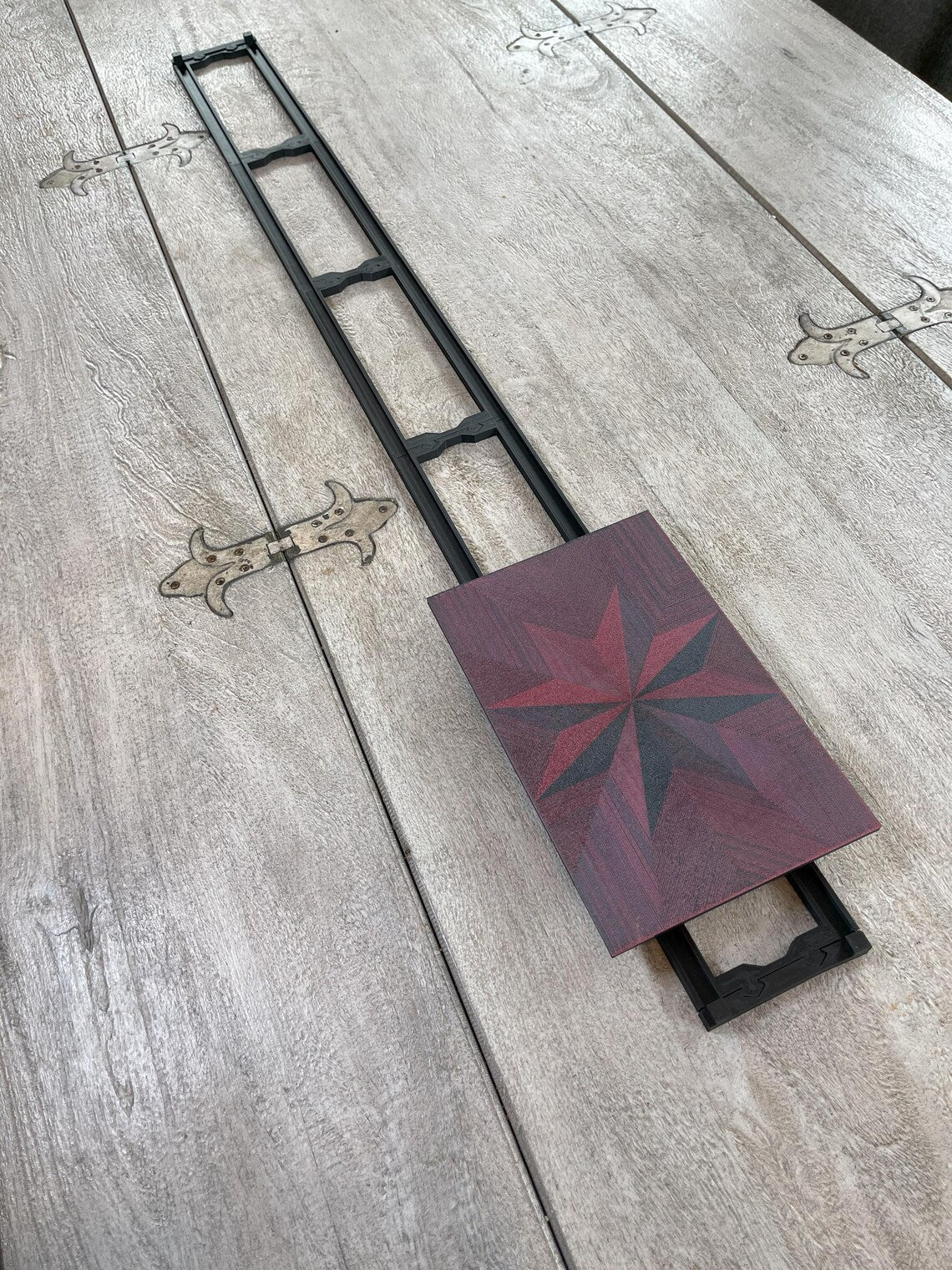 Game Glider Original – Red & Black Edition with Black Rails