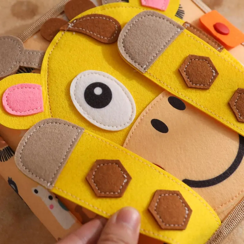 Felt Quiet Book — Children's Educational Activity Book (Ages 3-6)