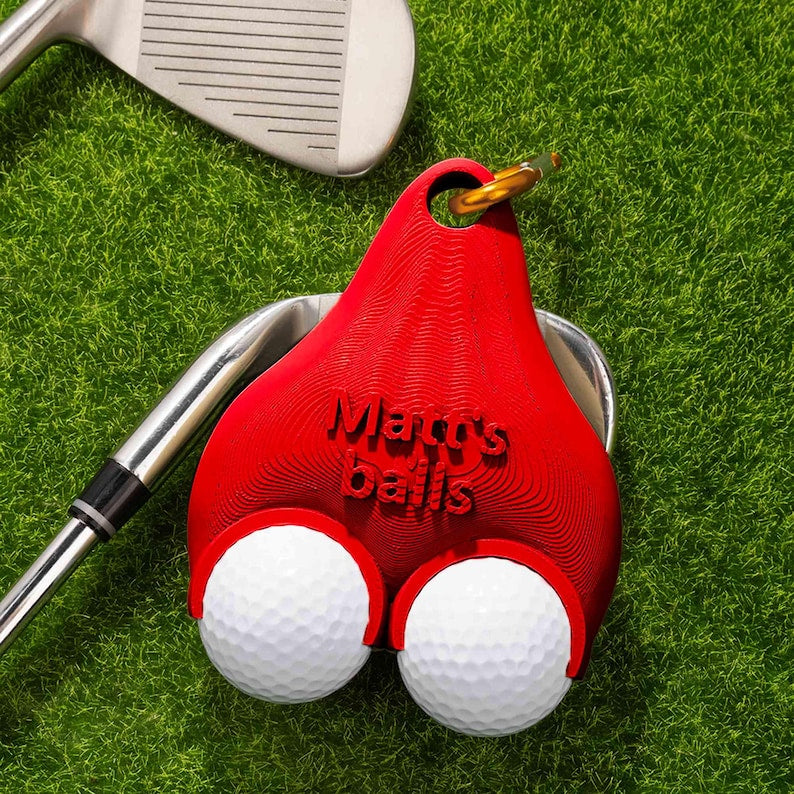 Personalized golf ball clips | Fun 3D printed clips