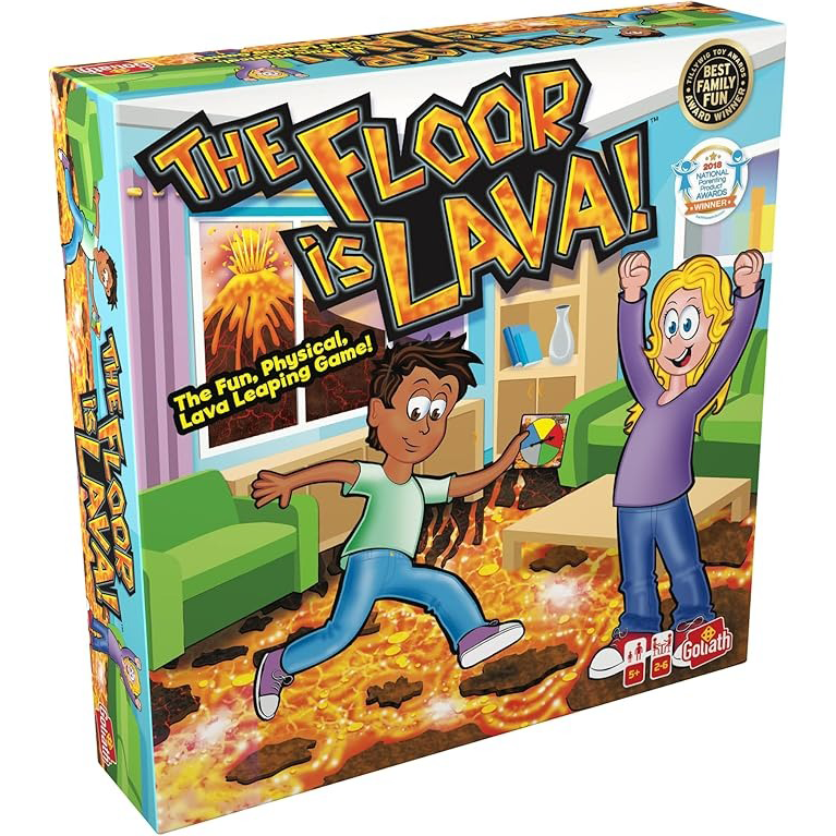 The Floor Is Lava Family Game – Interactive Jumping & Balance Game for Kids and Families