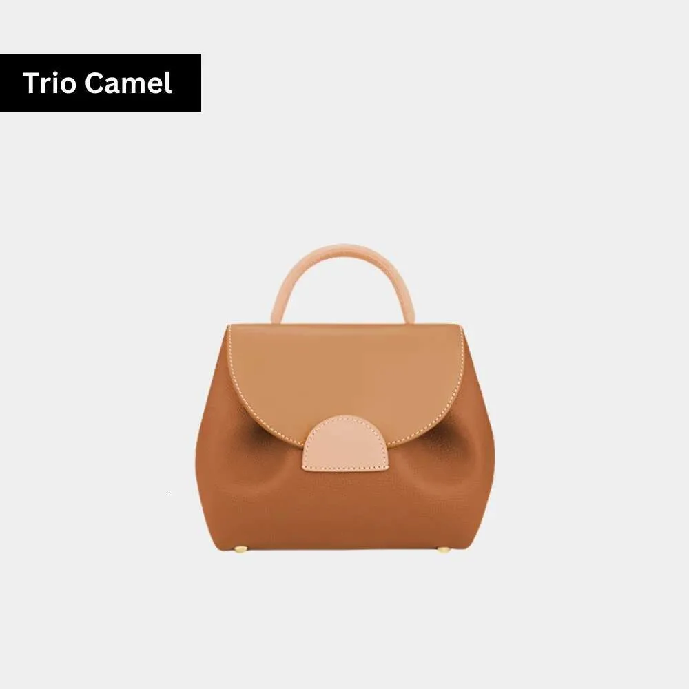 Women's Leather Crossbody Bucket Bag – Large Capacity, Casual Messenger Bag for Daily Use