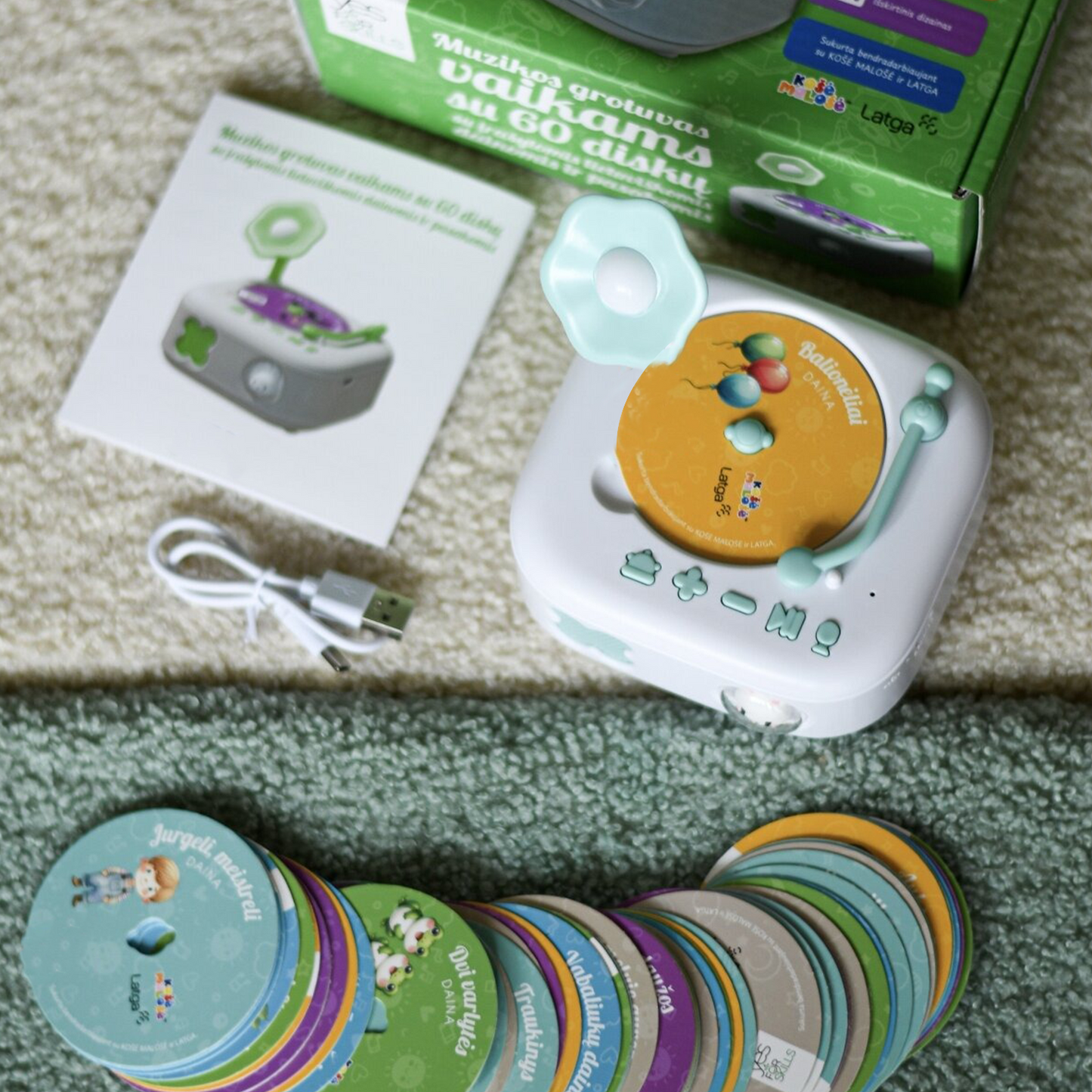 Educational Story Record Player