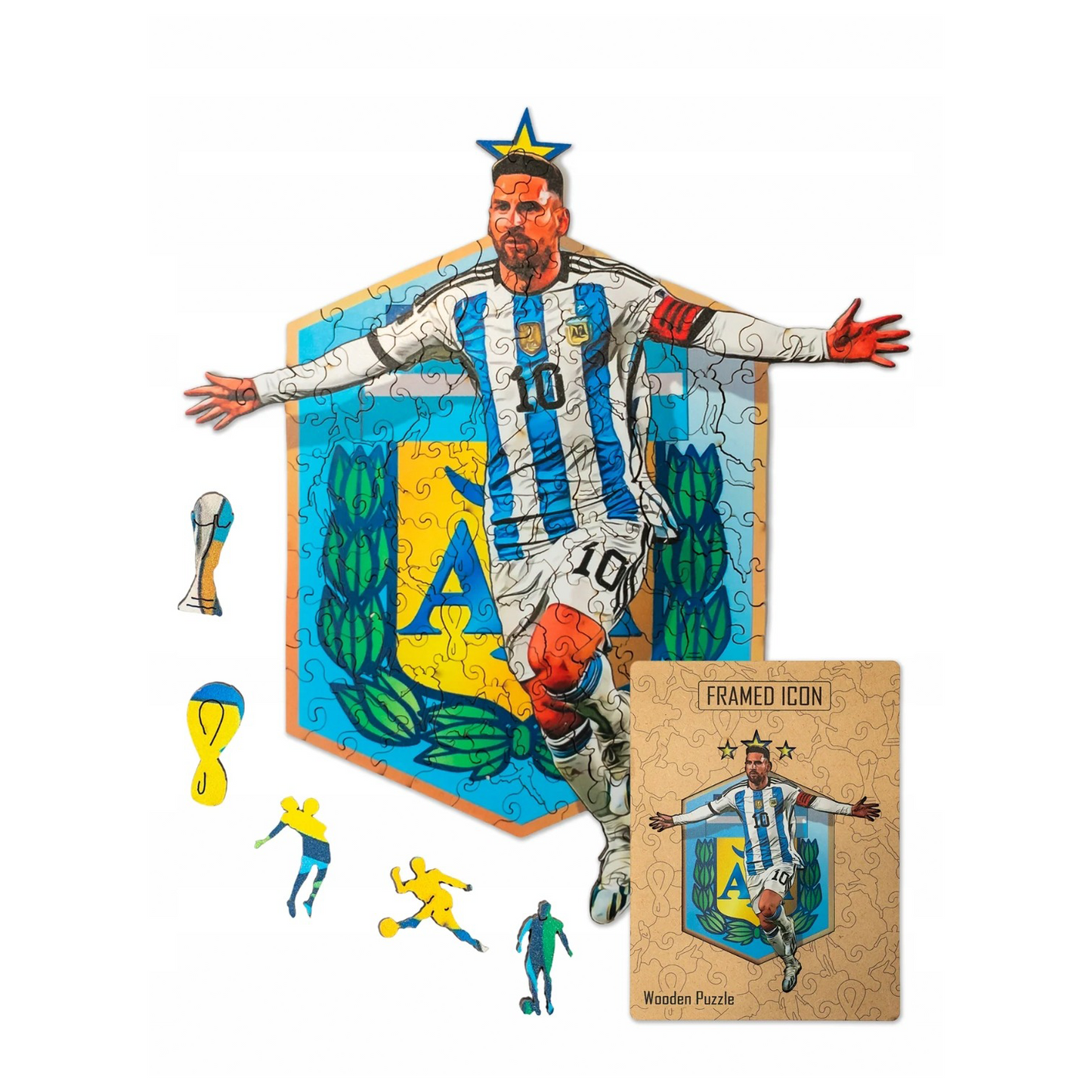 Basketball star Messi jigsaw puzzle toy