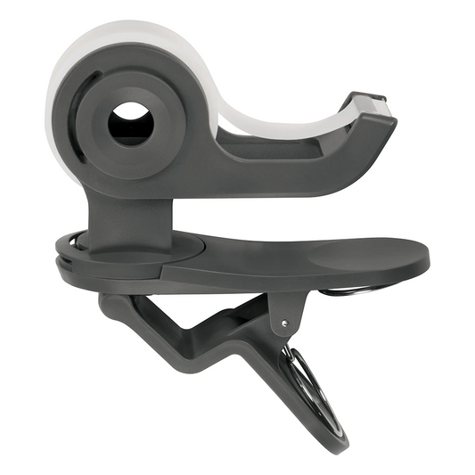 Clip-On Rotating Tape Dispenser – Space-Saving Desk Mount Design