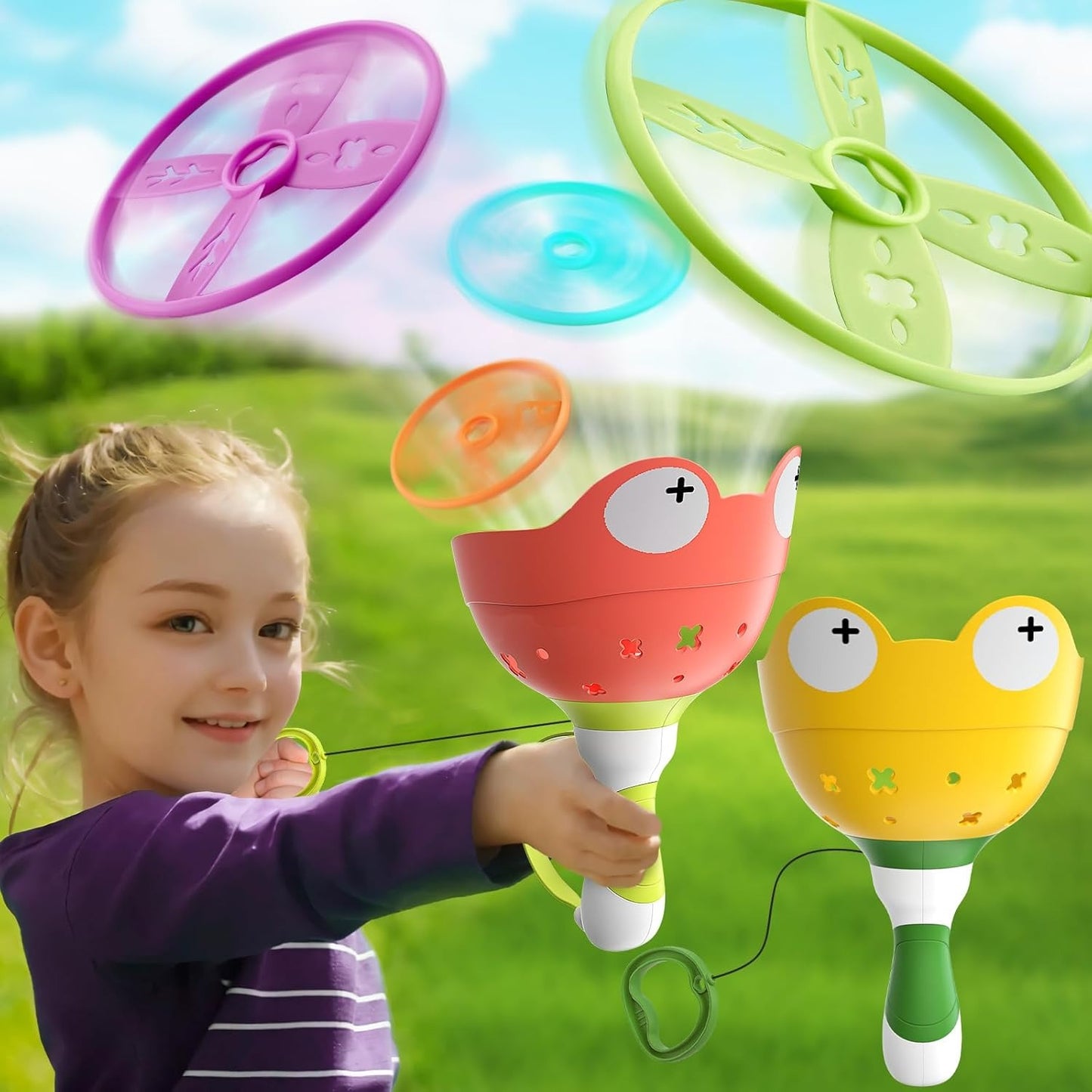 Outdoor Flying Disc Game Set – Active Fun for Kids Ages 4–8