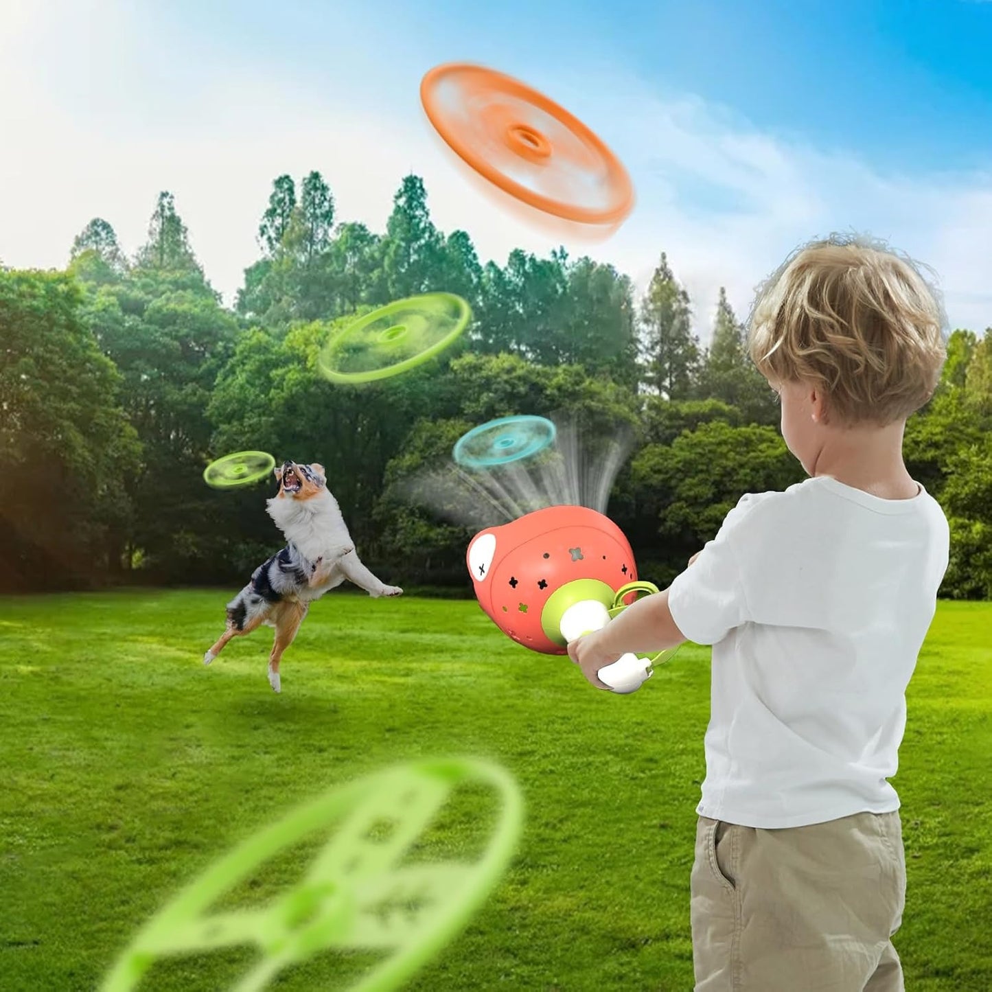 Outdoor Flying Disc Game Set – Active Fun for Kids Ages 4–8