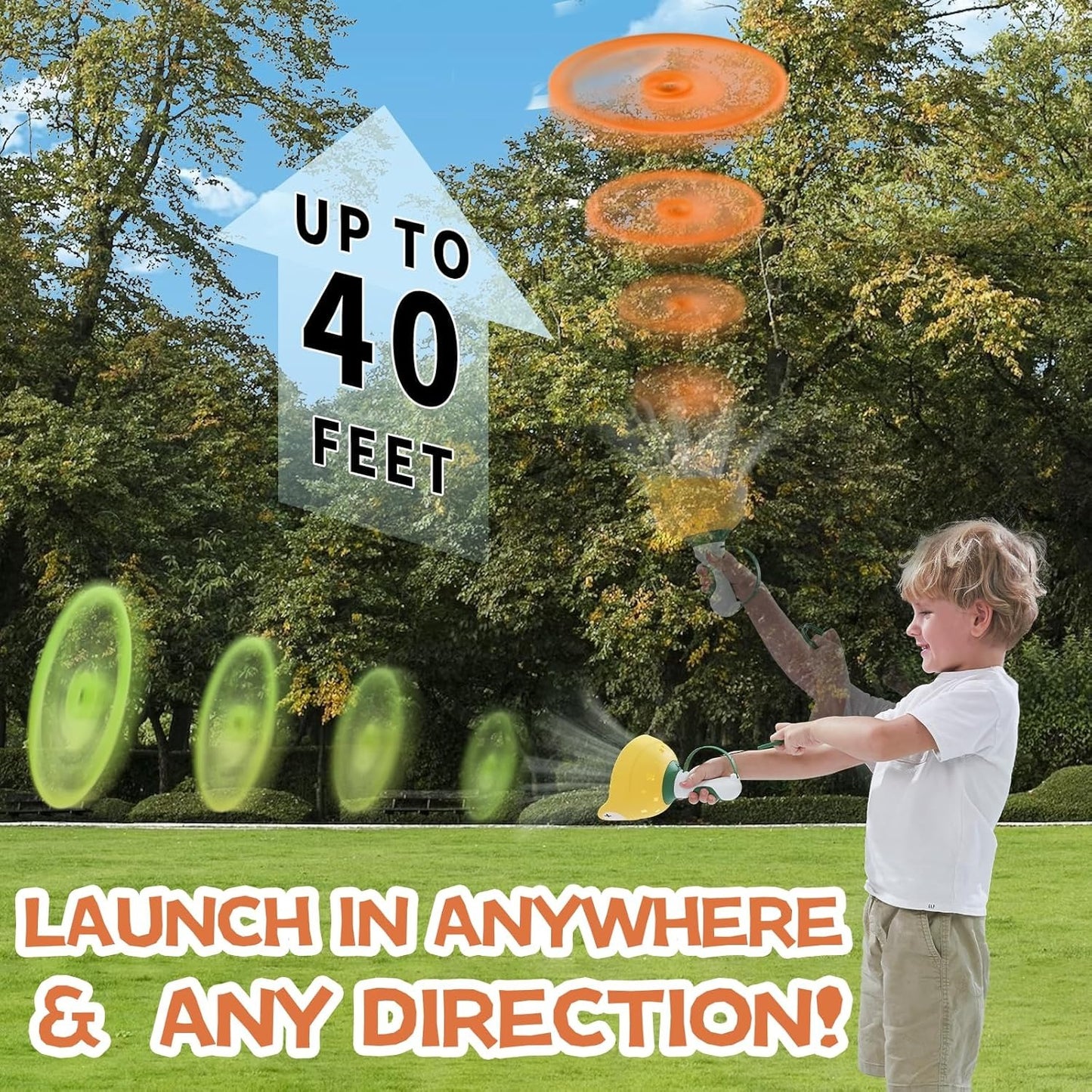 Outdoor Flying Disc Game Set – Active Fun for Kids Ages 4–8