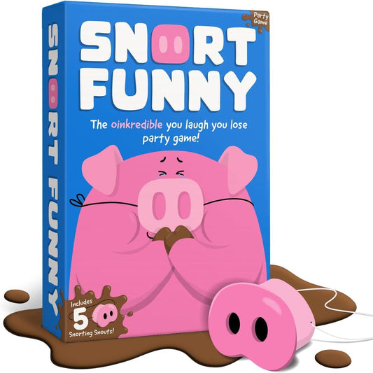 Snort Funny Party Game – Laugh-You-Lose Family Game for Kids & Adults