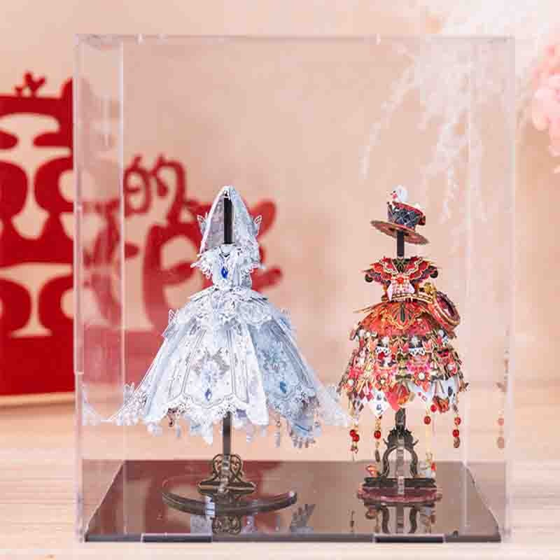Lolita Wedding Dress 3D Metal Puzzle – Intricate DIY Model Kit